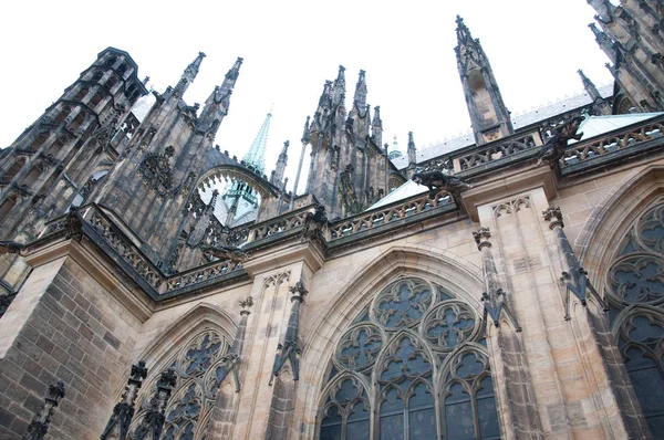 Όμορφες Λεπτομέρειες Του Saint Vitus Cathedral — Φωτογραφία Αρχείου