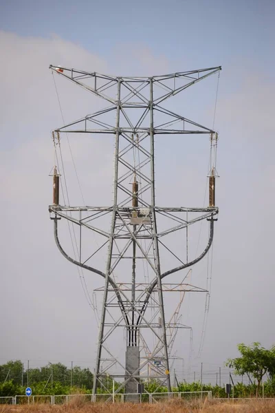 Energía Eléctrica Alto Voltaje — Foto de Stock