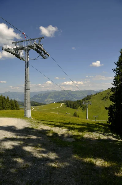 Vista Panorâmica Bela Paisagem Alpes — Fotografia de Stock