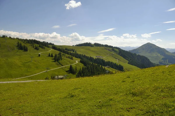 Vista Panorámica Del Majestuoso Paisaje Los Alpes —  Fotos de Stock