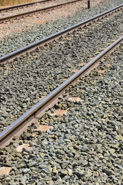 Железнодорожные Пути Система Сигнализации Испания — стоковое фото