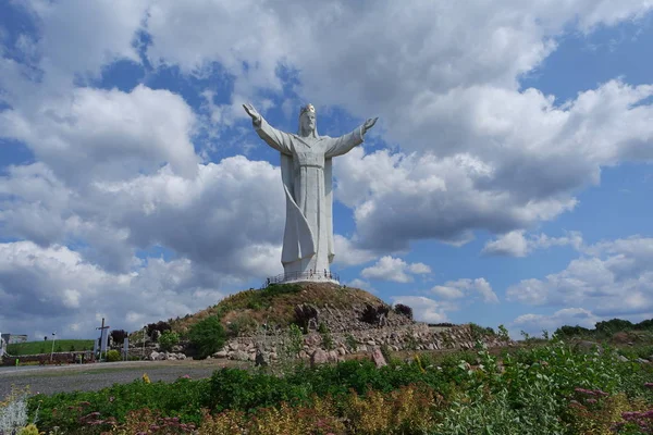 Estátua Cristo Swiebodzin Schwiebus — Fotografia de Stock