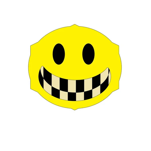 Érzelmek Smiley Izolált — Stock Fotó