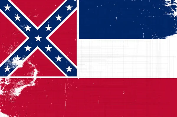 Flag Usa State Mississippi — Stock Photo, Image