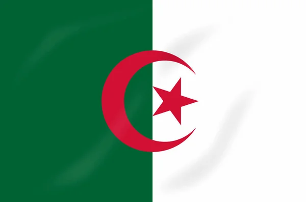非洲国家阿尔及利亚的国旗 — 图库照片