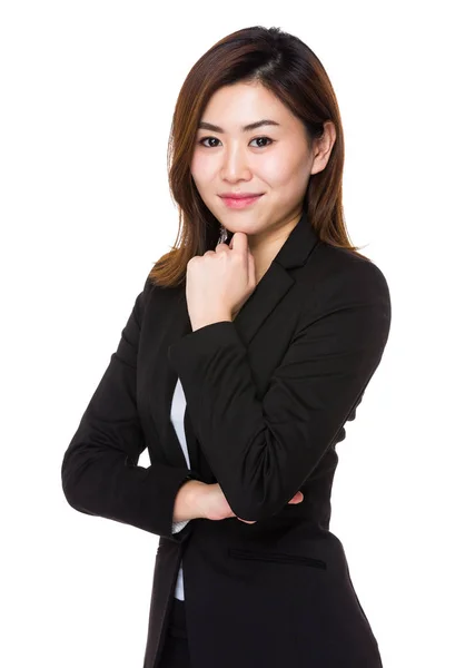 Portrait Business Woman Work — Stock Photo, Image