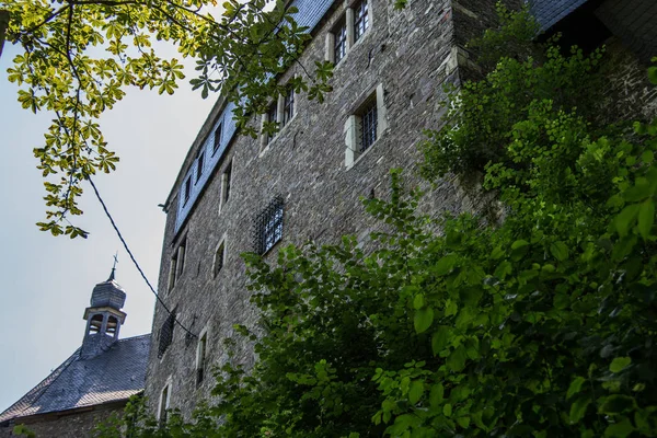 Vue Panoramique Sur Architecture Majestueuse Château Médiéval — Photo