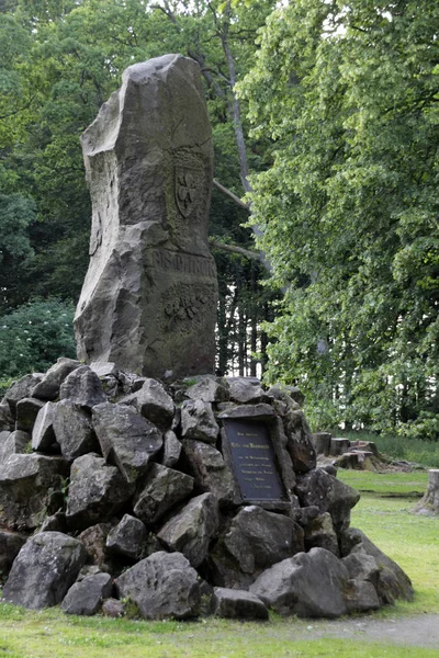 Bismarck Memorial Sobre Hermannsdenkmal — Foto de Stock