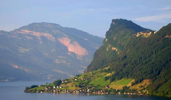 Vista Panorâmica Bela Paisagem Alpes — Fotografia de Stock