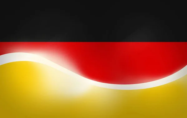 Németország Zászló Háttér Modern — Stock Fotó