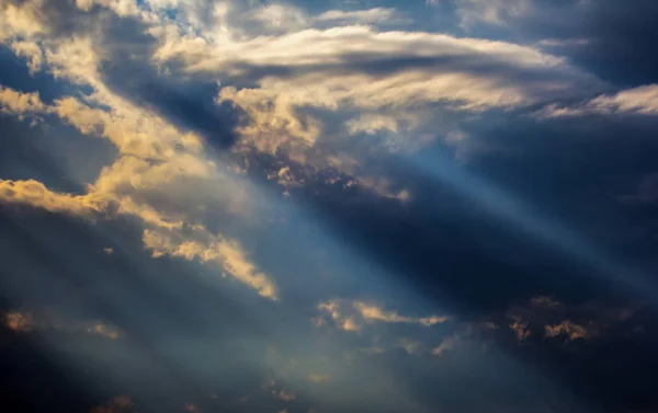 Schöner Blick Auf Den Warmen Abend — Stockfoto