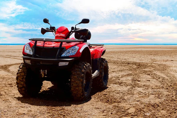 Quad Road Playa Arena Verano — Foto de Stock