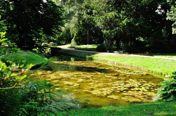 Estanque Parque Benrath —  Fotos de Stock