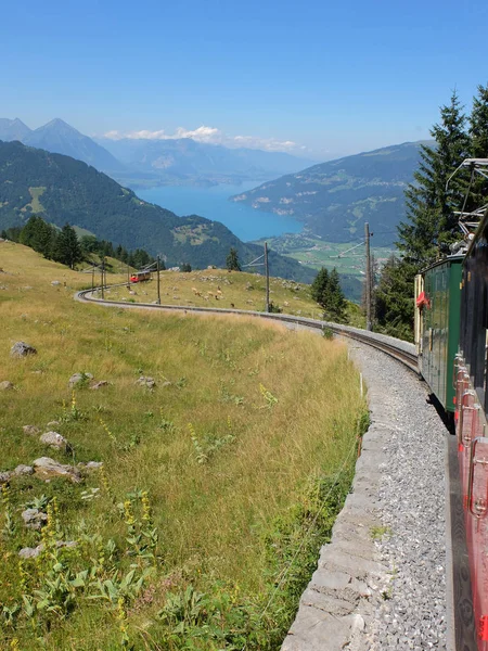 Vista Panorâmica Bela Paisagem Alpes — Fotografia de Stock