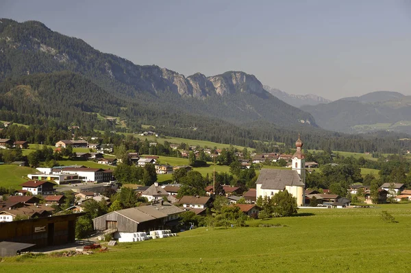 Vista Panorámica Del Majestuoso Paisaje Los Alpes —  Fotos de Stock