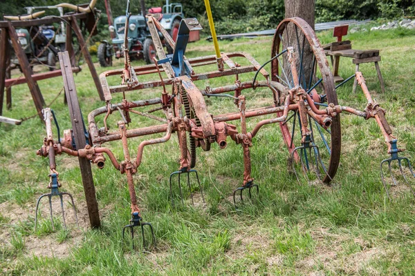 Festői Kilátás Mezőgazdaságra Vidéken — Stock Fotó