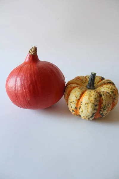 Calabazas Ecológicas Verduras Calabaza Alimentos Vegetales — Foto de Stock