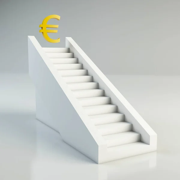 Passos Sucesso Euro Assinar — Fotografia de Stock