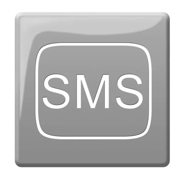 Graphic Sms Button Illustration — Stock Photo, Image