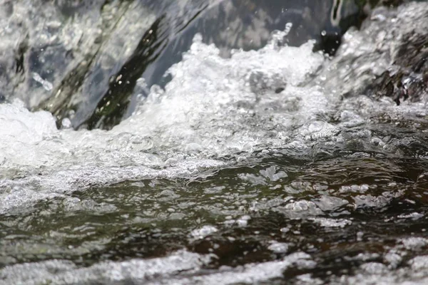 Vagues Mer Sur Rivière — Photo