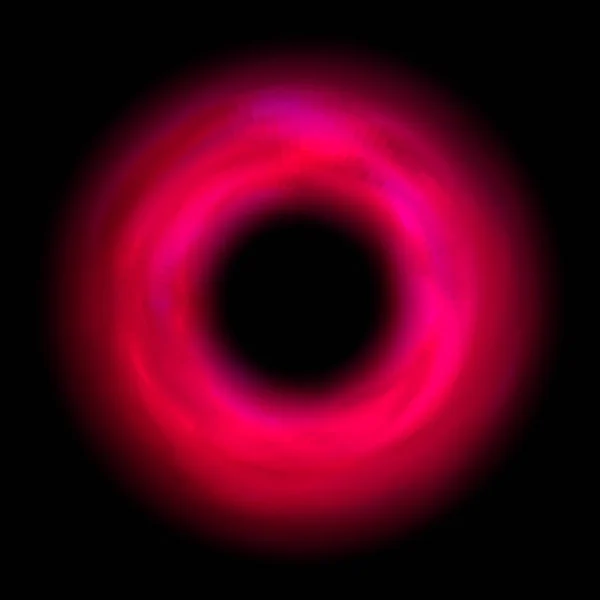 Een Ring Van Individueel Gekleurde Segmenten Tegen Zwarte Achtergrond — Stockfoto