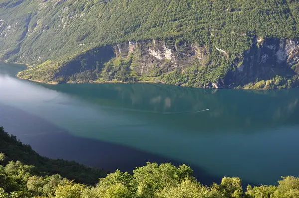 Norwegen Auf Naturlandschaft Hintergrund — Stockfoto