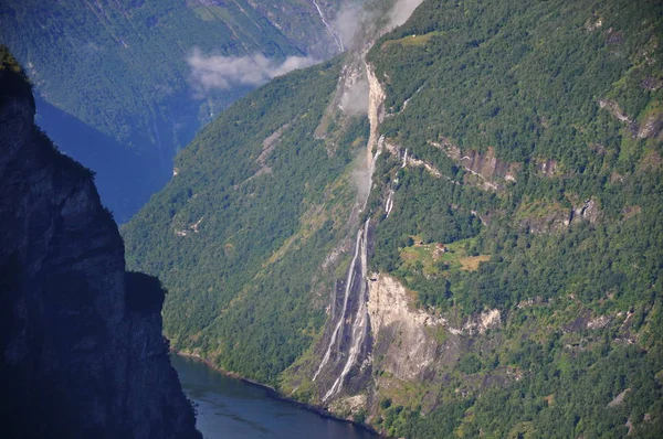 Norvegia Sfondo Paesaggio Naturale — Foto Stock