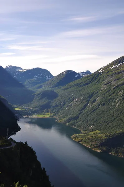 Norvegia Sfondo Paesaggio Naturale — Foto Stock