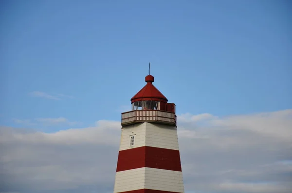 Alnes Fyr Farol Alesand Norway — Fotografia de Stock