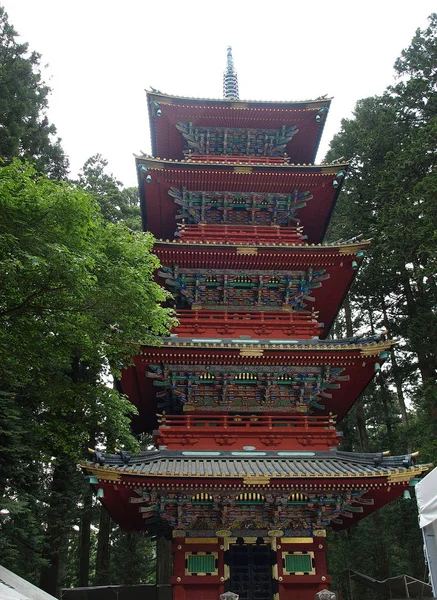 Japans Tempel Nikko Gojunoto Pagode Toshogu Schrein — Stockfoto