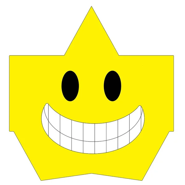 Känslor Smileys Isolerade — Stockfoto