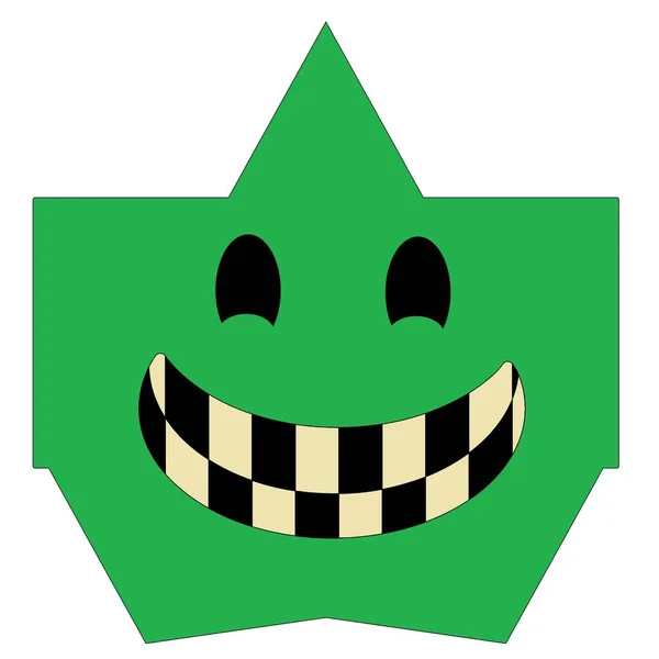 Ikona Smiley Rysunek Ilustracja — Zdjęcie stockowe