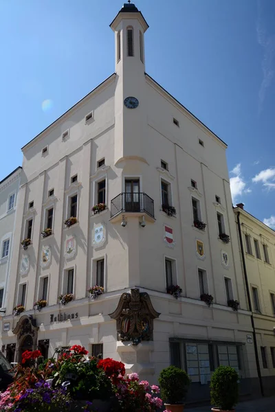 Stadshus Ried Innkreis — Stockfoto