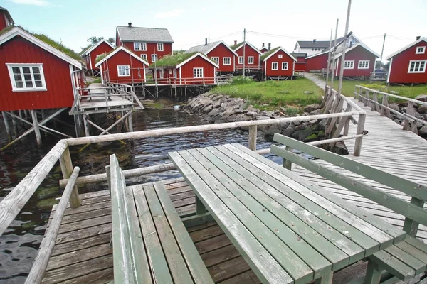 Lofoten Auf Naturlandschaft Hintergrund — Stockfoto