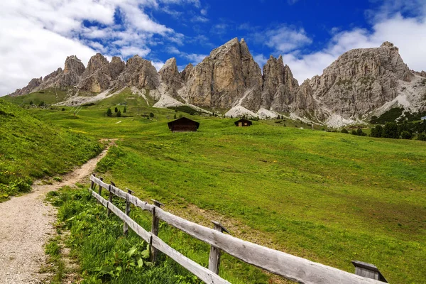 Vista Panoramica Del Maestoso Paesaggio Dolomitico Italia — Foto Stock