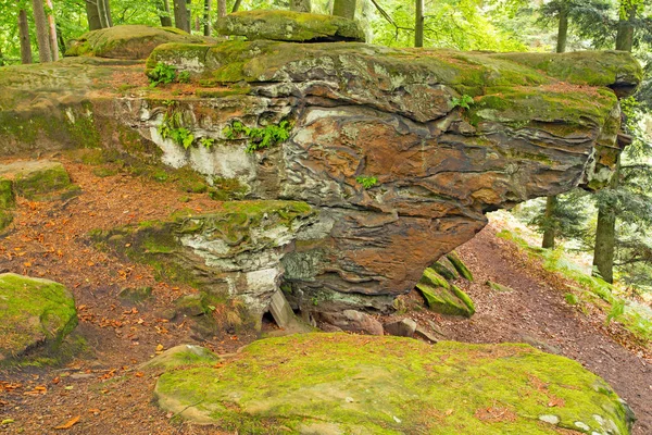 Crier Chaire Sur Sentier Rocheux Kirkel — Photo