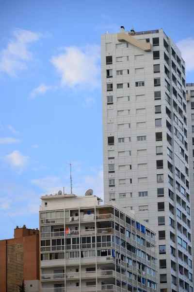 Fachadas Casa Benidorm Espanha — Fotografia de Stock