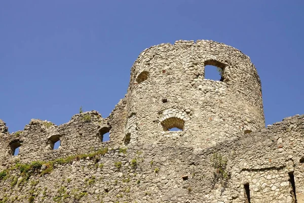 Vista Panorámica Majestuosa Arquitectura Medieval Del Castillo —  Fotos de Stock