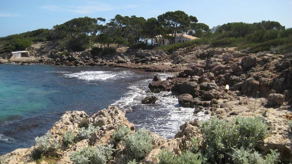 Mallorca Natuurlijke Baai Het Oosten — Stockfoto