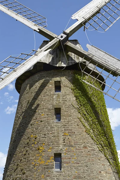 Molino Viento Seelenfeld Petershagen Alemania Molino Viento Tipo Dúo Forma —  Fotos de Stock