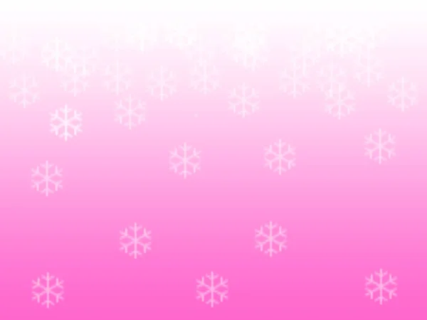 Абстрактный Фон Снежинкой Розовый Снежинка Фон Рождественский Свет Векторный Фон — стоковое фото