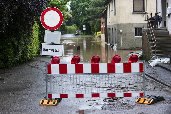 Flooding Residential Area — Stock Photo, Image