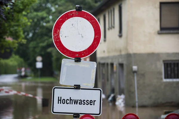 Flooding Residential Area — Stock Photo, Image