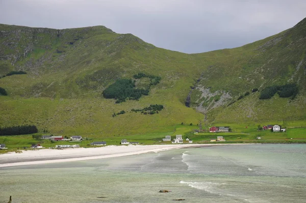 Plage Sable Sur Océan Atlantique — Photo