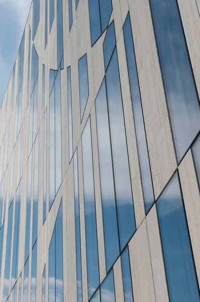 Fachada Edifício Moderno Dusseldorf — Fotografia de Stock