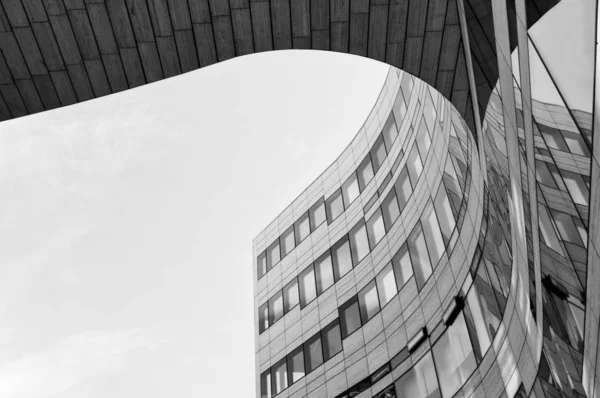 Facade Modern Building Dusseldorf — Stock Photo, Image