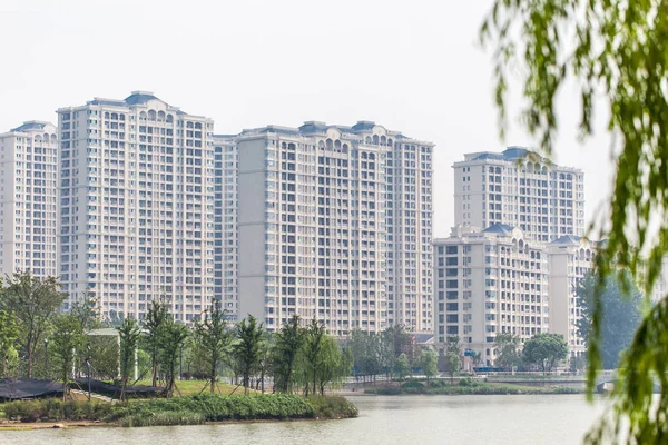 Jiangyin Uma Cidade Condado Margem Sul Rio Yangtze — Fotografia de Stock