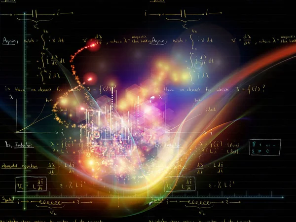 Coordenadas Serie Ciencia Intercambio Notas Ondas Luz Números Sobre Tema —  Fotos de Stock