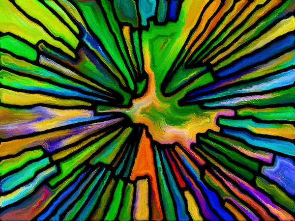 Візерунки Серії Кольорів Абстрактний Дизайн Пофарбованого Вітражного Візерунка Тему Уяви — стокове фото