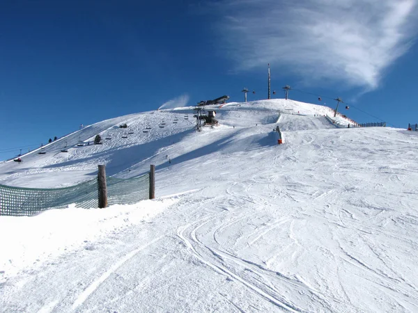 Skifahren Wilden Kaiser — Stockfoto